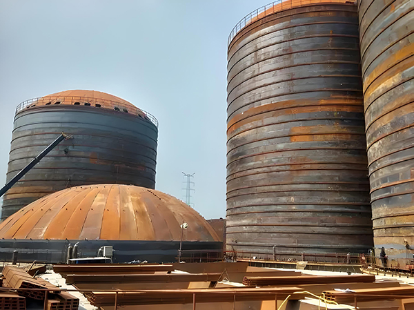 措勤焦粉钢板仓